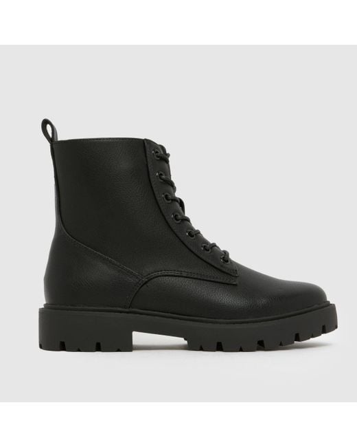 Schuh Black Asher Chunky Classic Boots