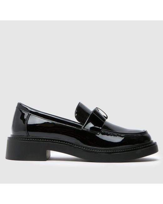 Schuh Black Lidia Loafer Flats