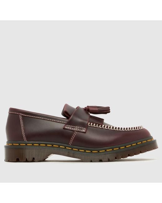 Dr. Martens Brown Adrian Ben Tassel Loafer Shoes for men