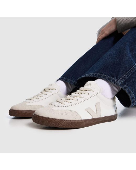 Veja White Volley Trainers