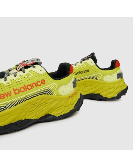 New Balance Yellow Fresh Foam X More Trail V3 Trainers In