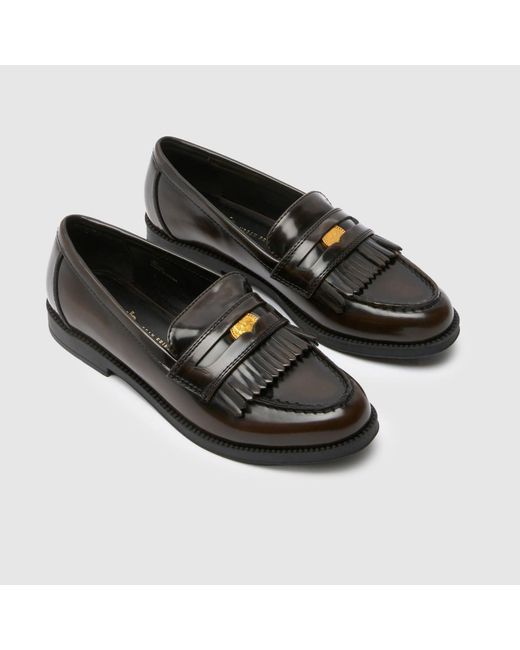 Schuh Black Laurent Penny Loafer Flats
