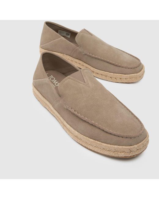 TOMS Natural Alfonso Loafer Shoes In for men