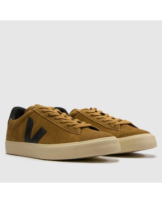 Veja Brown Campo Trainers for men