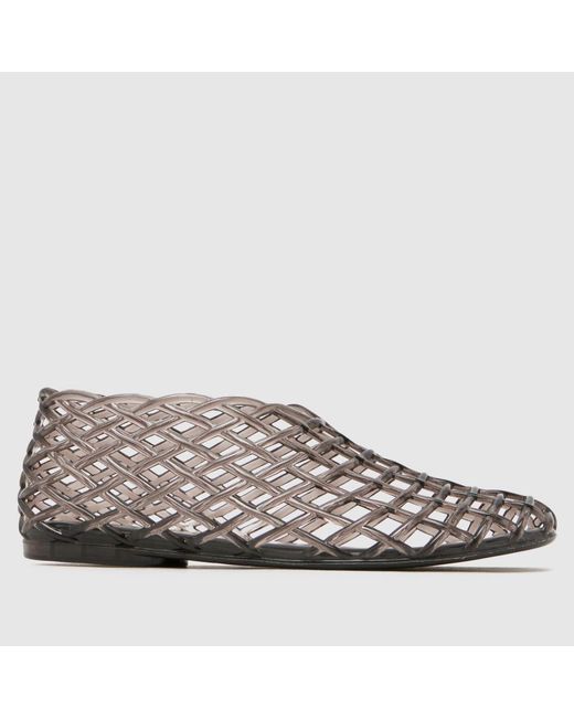 Schuh Gray Terrel Jelly Flats