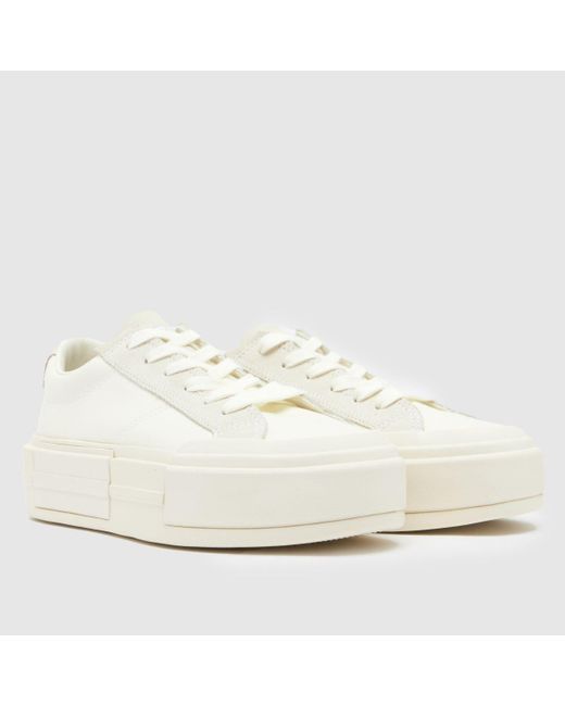 Converse White All Star Cruise Ox Trainers In