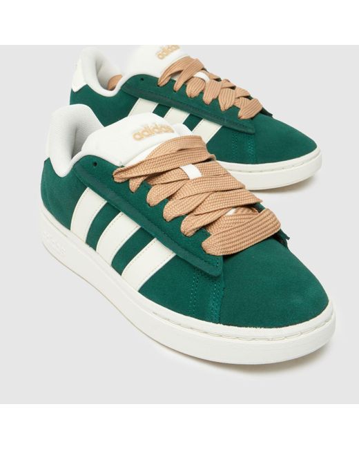 Adidas Green Grand Court Alpha 00s Trainers In