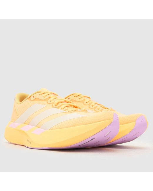 Adidas Yellow Adizero Evo Sl Trainers