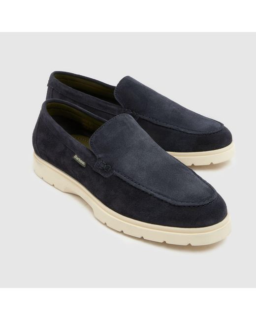 Barbour Blue Carty Loafer Shoes for men