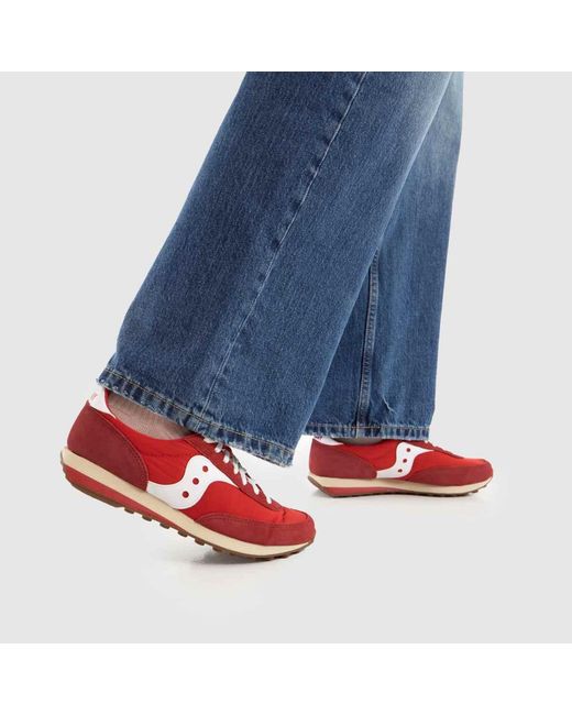 Saucony Red Trainer 80 Trainers