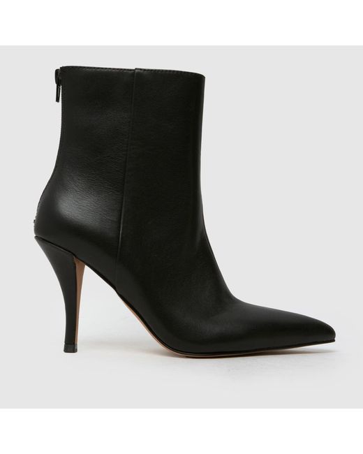 Schuh Black Betty Leather Heeled Boots