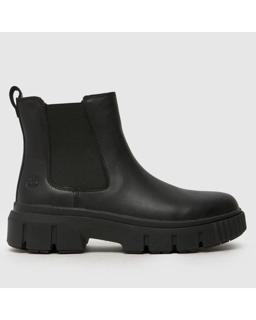 Timberland Black Greyfield Chelsea Boots
