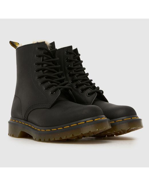 Dr. Martens Black Serena 8 Eye Ii Boots
