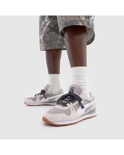 PUMA White Rx 737 Trainers for men