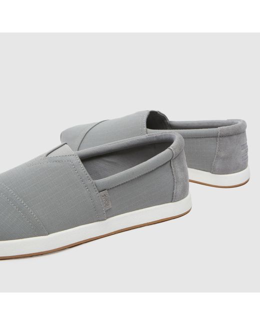 TOMS Gray Alp Forward Shoes In for men