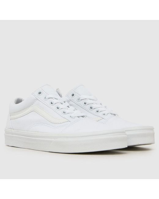 Vans White Old Skool Trainers