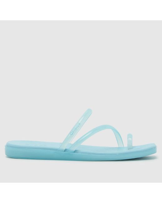 CROCSTM Blue Miami Jelly Toe Loop Sandals