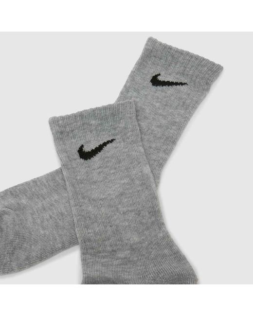 Nike Multicolor Kids Basic Crew Socks 3 Pack