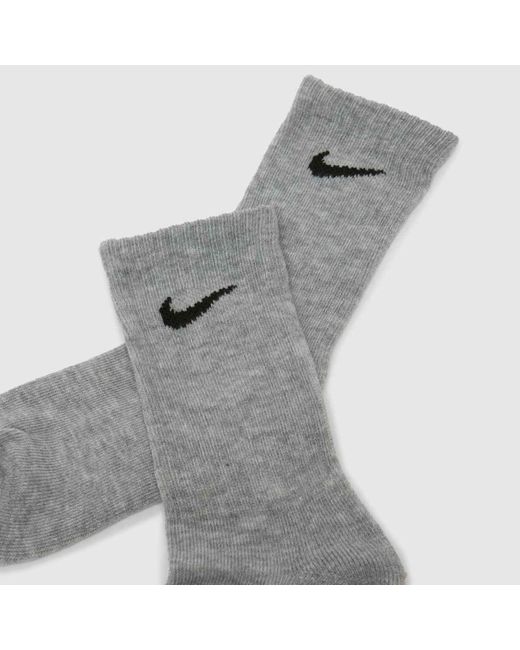 Nike Multicolor Kids Basic Crew Socks 3 Pack