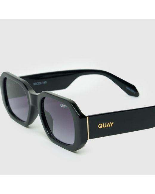 Quay Black Hyped Up Sunglasses