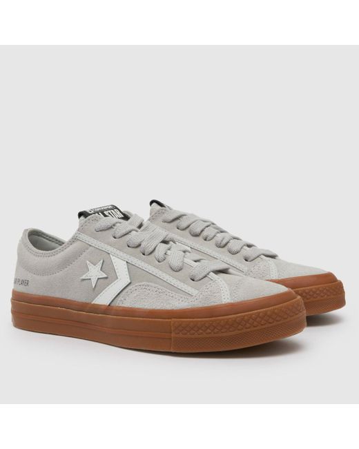 Converse White Star Player 76 Trainers In