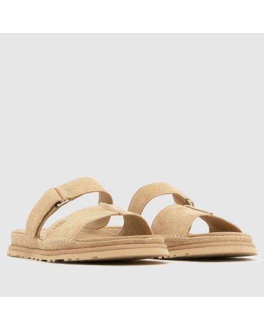 Ugg Natural Goldengaze Slide Sandals