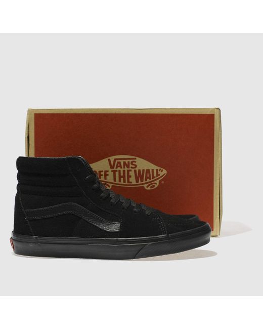 Vans Canvas Sk8 Hi Skate/bmx Shoes in Black for Men - Save 58% | Lyst UK