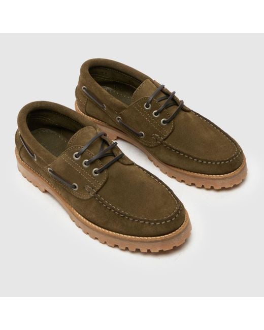 Schuh Brown Princeton Boat Shoes for men