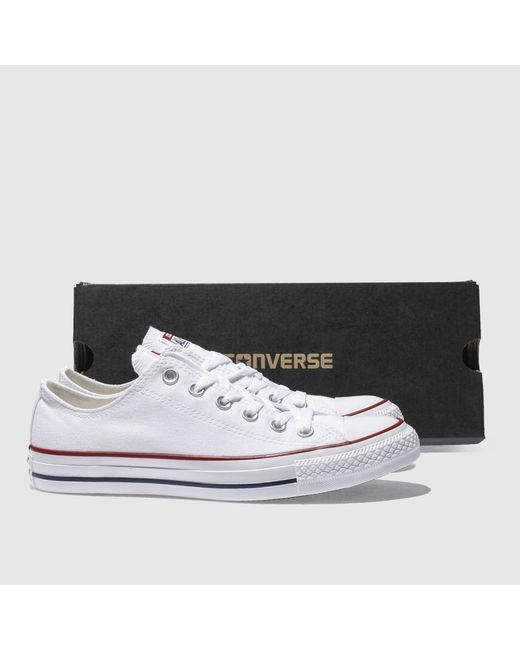 Converse White All Star Ox Trainers for men