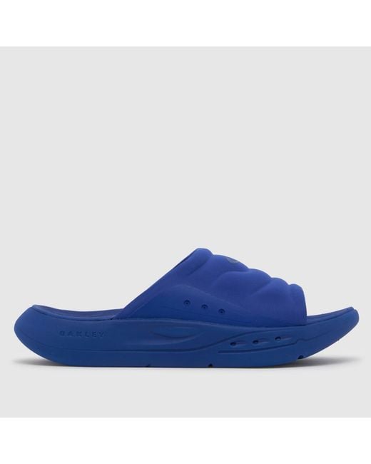 Oakley Blue Studio Slide Sandals for men