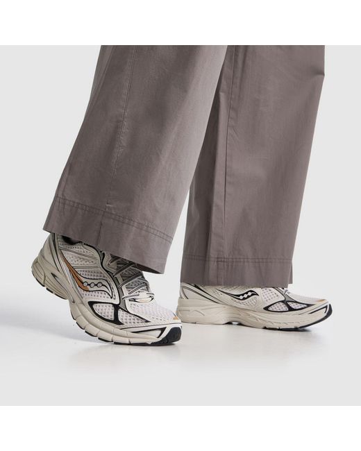 Saucony White Progrid Guide 7 Sneaker