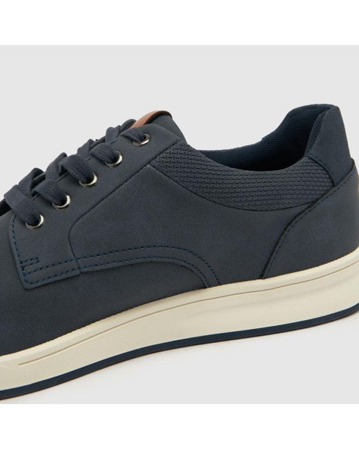 Schuh Blue William Lace Up Trainers In for men