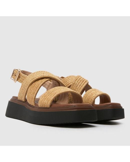 Schuh Brown Tamia Platform Sandals