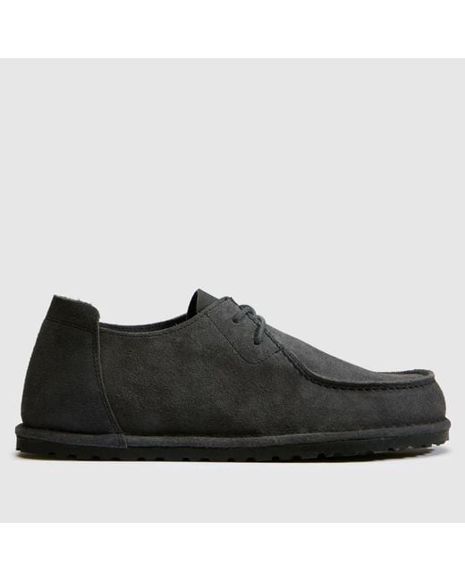 Birkenstock Black Utti Lace Shoes for men