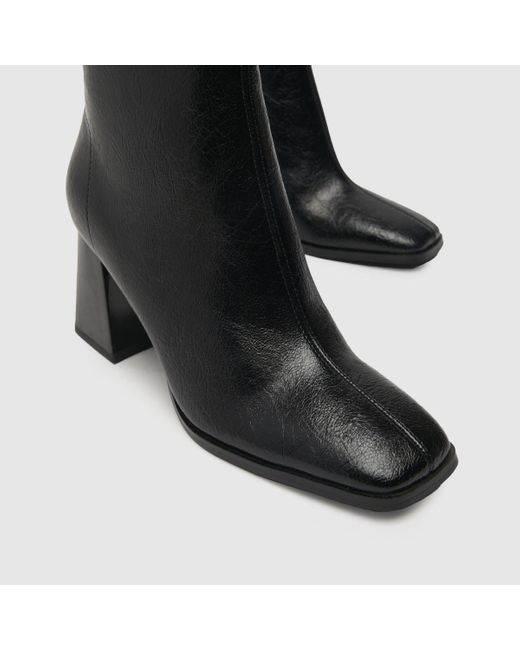 Schuh Black Women's Billie Block Heel Boots