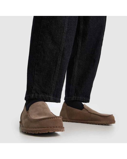 Birkenstock Natural Utti Slip On Leve Shoes for men
