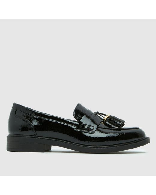 Schuh Black Layne Loafer Flats