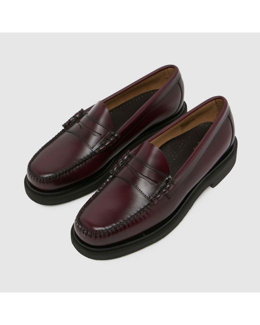 G.H.BASS Brown Weejun Larson Penny Loafer Shoes for men