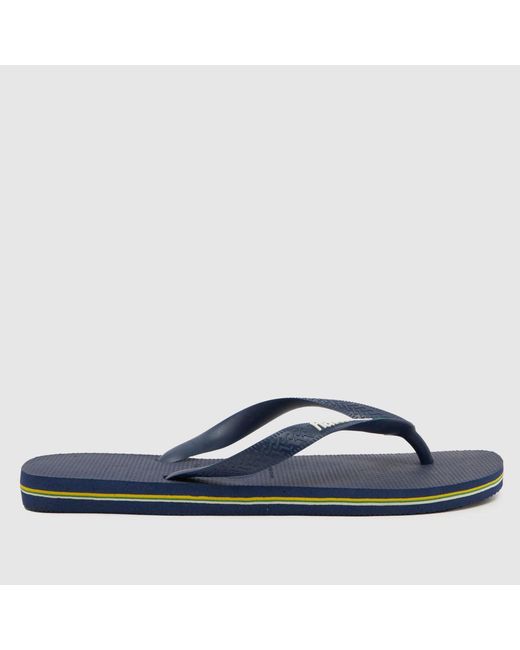 Havaianas Blue Brasil Logo Sandals for men