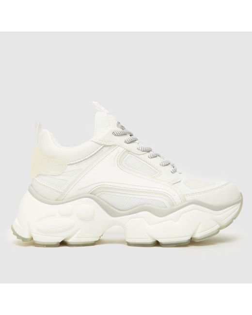 Buffalo White London Binary Athena Trainers