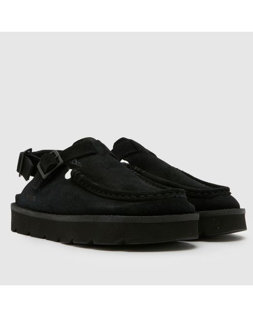 Clarks Black Meare Easy Sandals