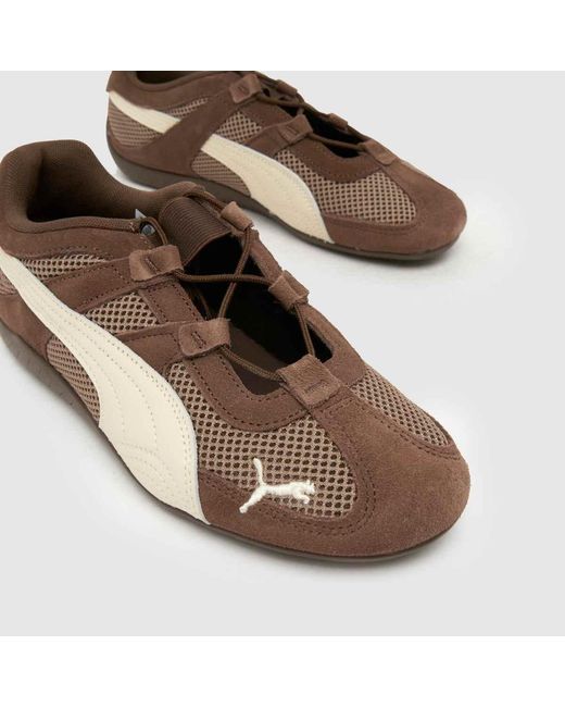 PUMA Brown Speedcat Go Trainers