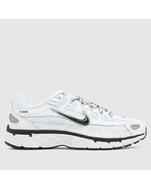 Nike White P-6000 Trainers for men