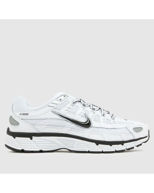 Nike White P-6000 Trainers for men