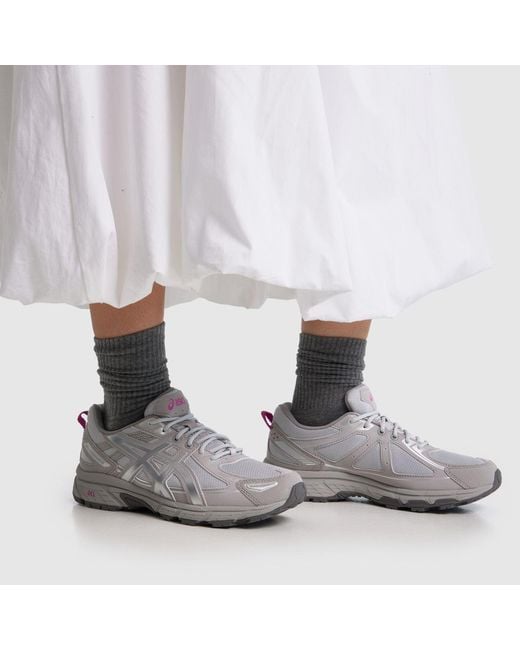 Asics White Gel-Venture 6 Trainers