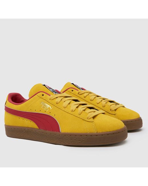 PUMA Yellow Suede Terrace Trainers In for men