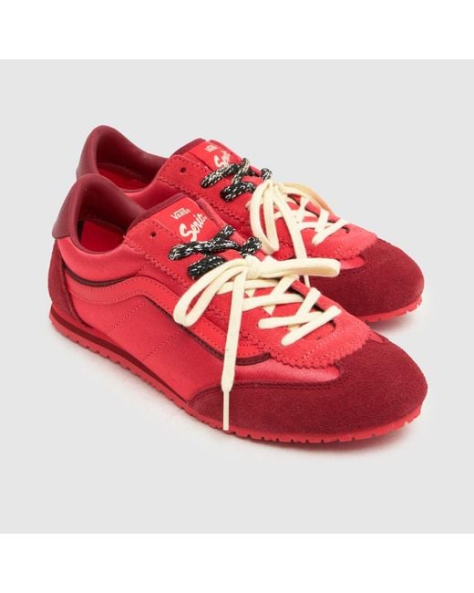 Vans Red Super Lowpro Trainers