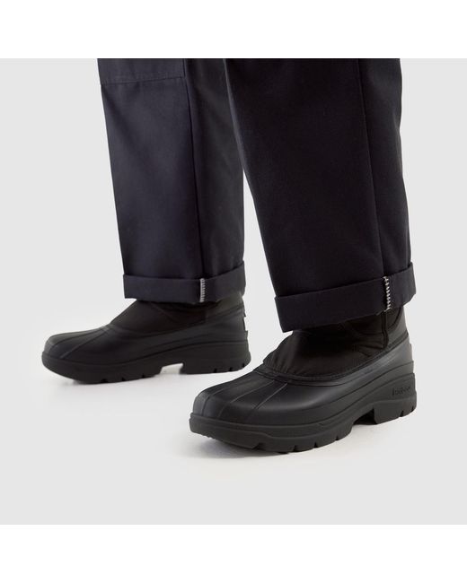 Barbour Black Braybourn Duck Boots for men