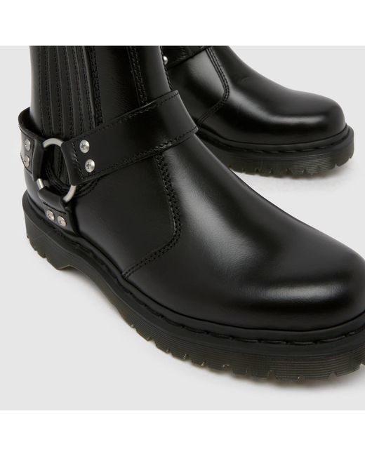 Dr. Martens Black 2976 Harness Chelsea Boots