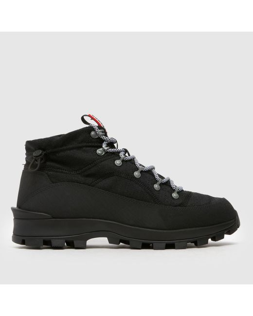 Hunter Black Travel Explorer Boots for men